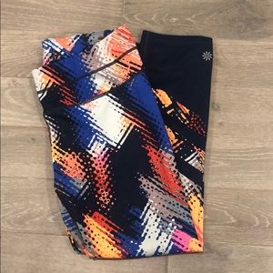 Athleta Multi color leggings Small